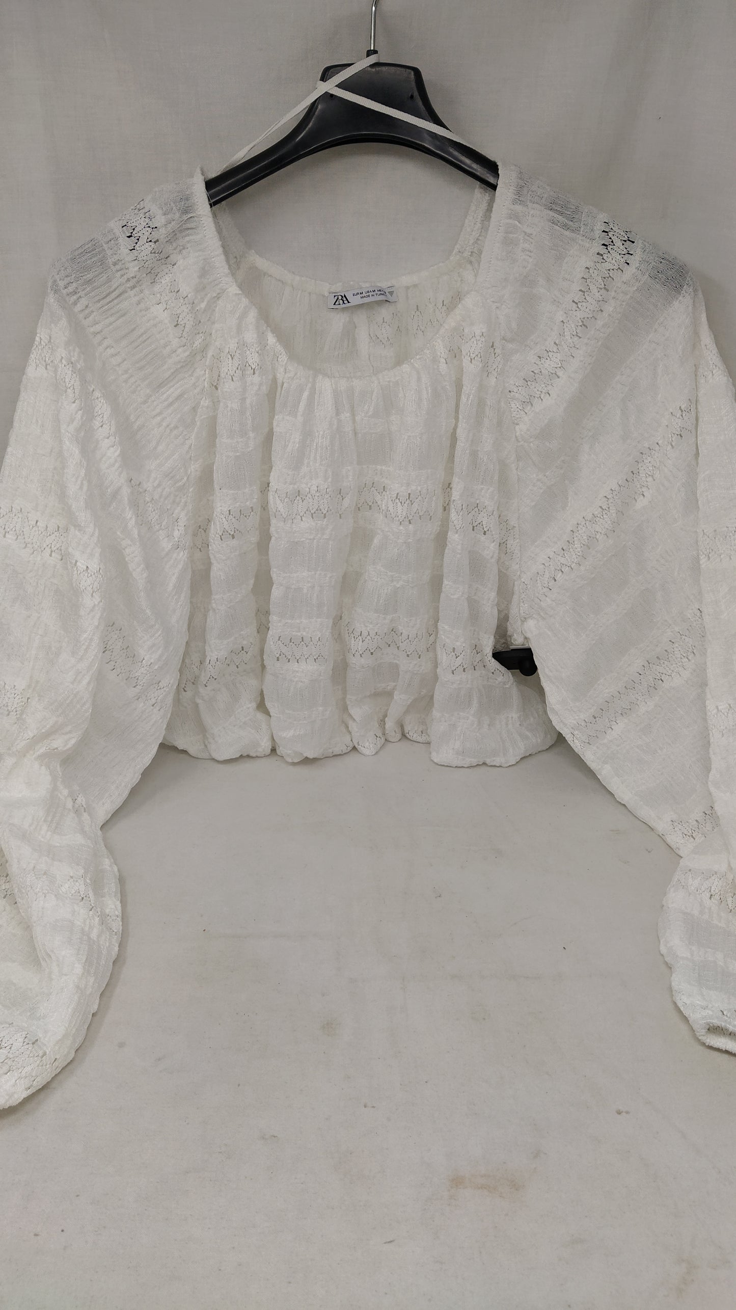 Zara Maglia Bca Pizzo M