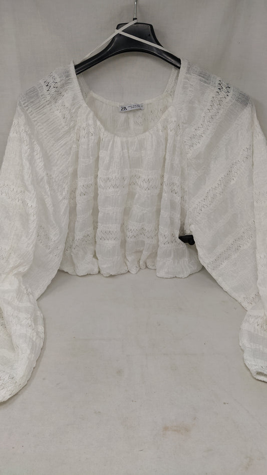 Zara Maglia Bca Pizzo M