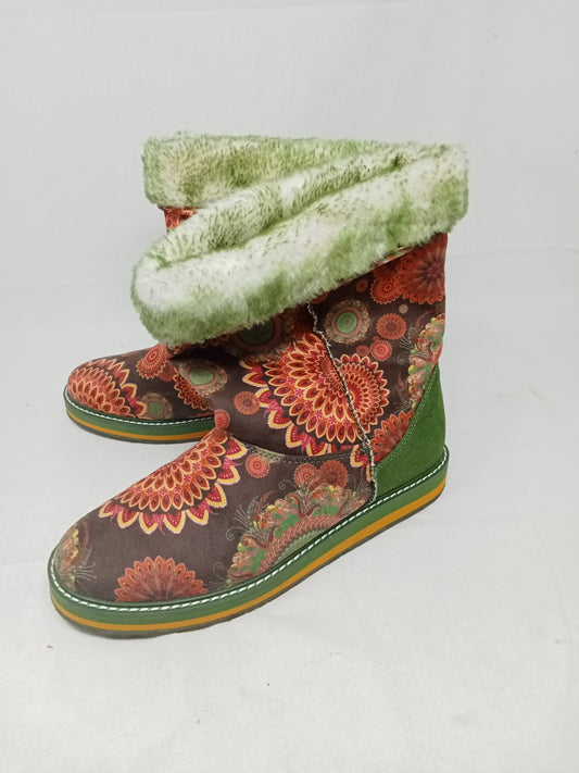 Desigual Stivali Pelo Verde 40