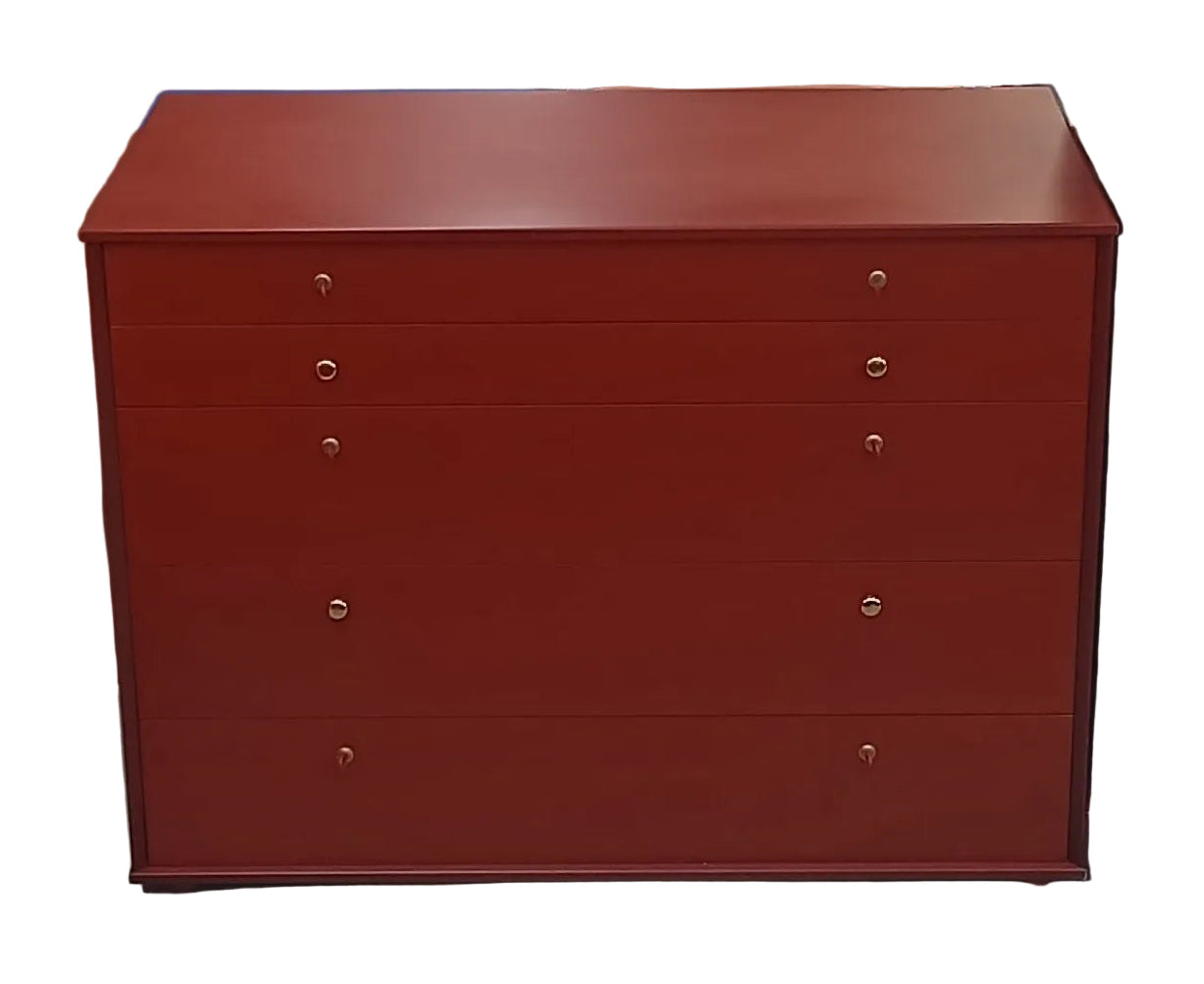 Cassettiera Legno 5 Cassetti Pomelli E Corde Lxpxh 111x57x84 (maniglie Ricambio Cella 22)
