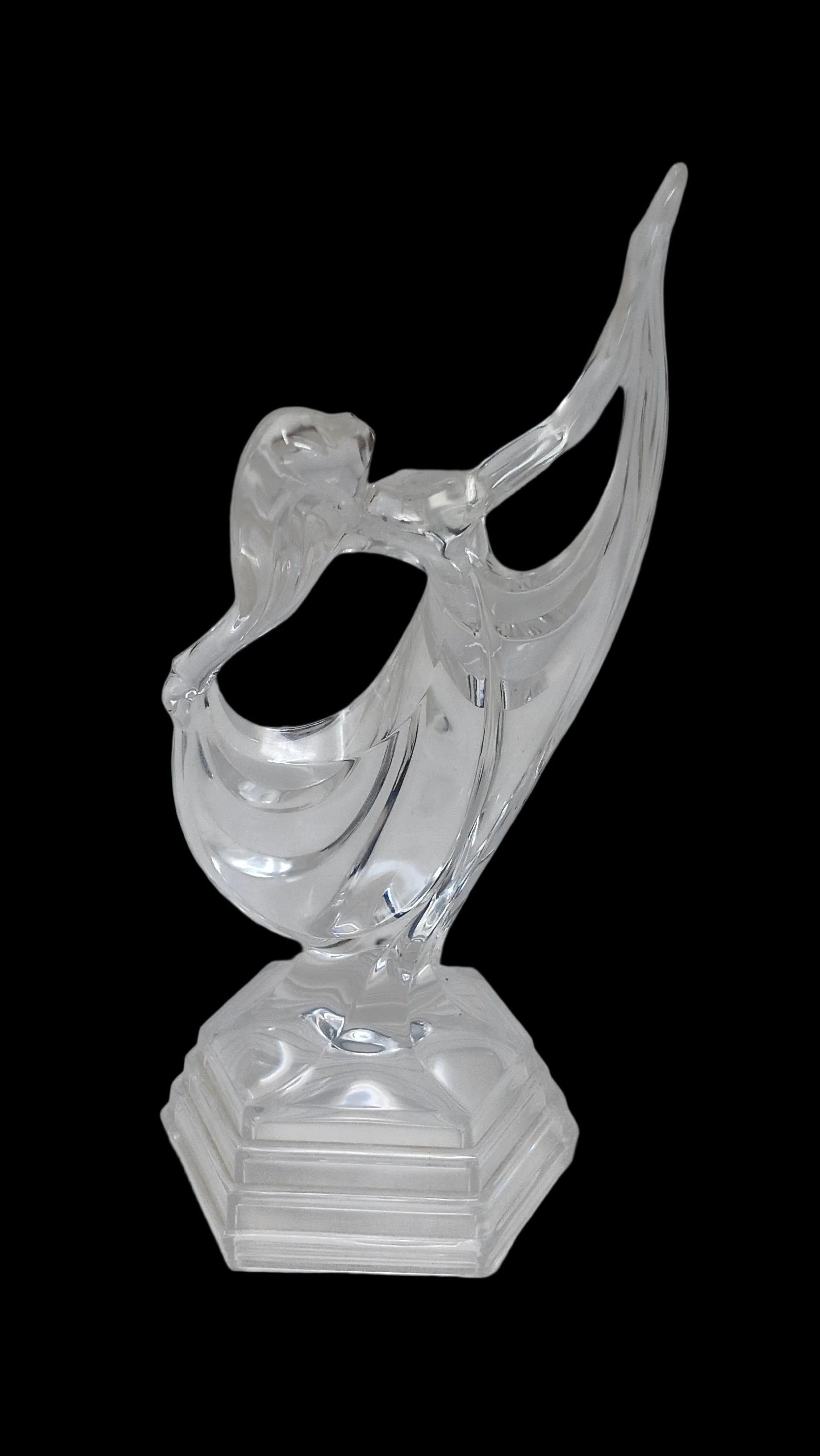 Scultura Cristallo Ballerina H 28cm