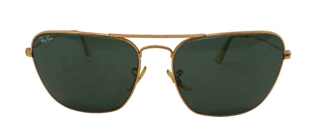 Ray Ban Caravan Lenti Verdi Scure Made In Usa By Bausch & Lomb Anni 80