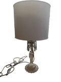 Lampada Da Tavolo Cristallo Con Pendenti 3 Lampade
