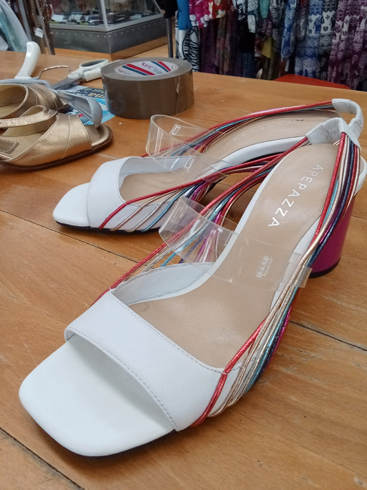 Apepazza Sandalo Bco Fucsia 37