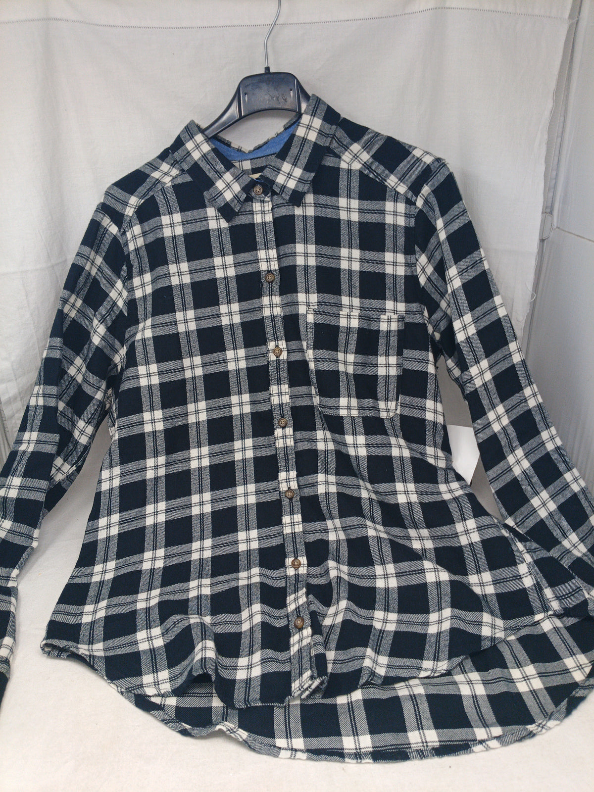 Hollister Camicia Scozzese Nera Bca M