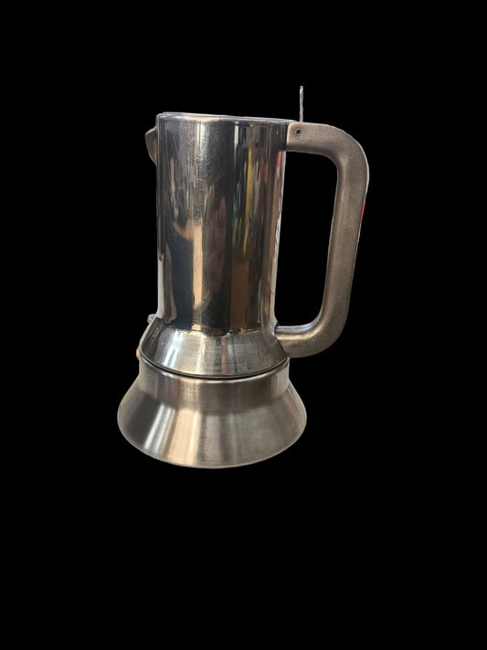 Alessi Caffettiera 9090 3 Tazze  By Richard Sapper Anno 1979