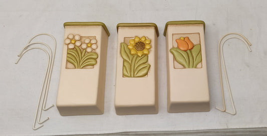 Thun Tre Vaschette Calorifero Motivi Floreali