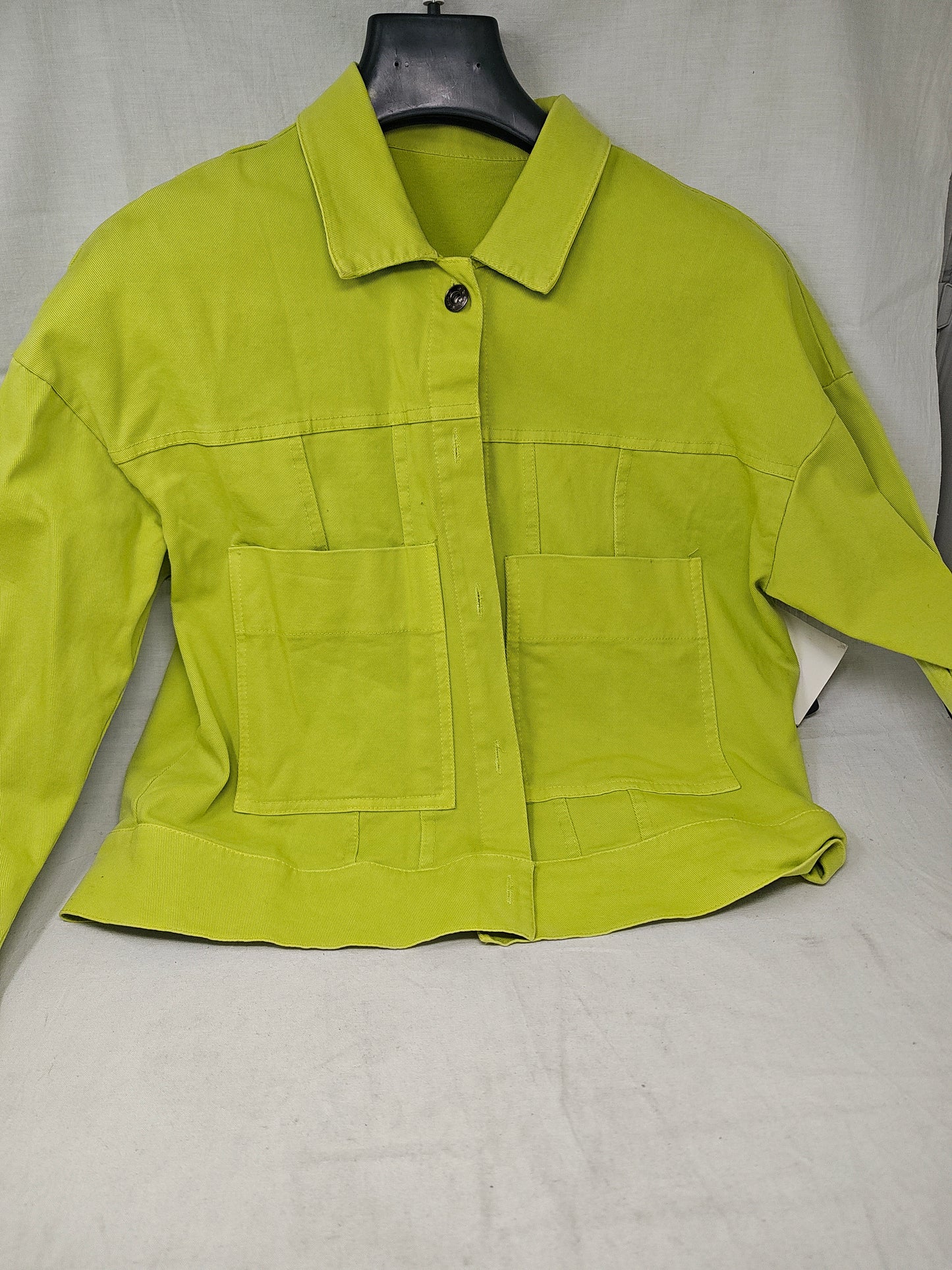 Giacca Jeans Verde Flour L