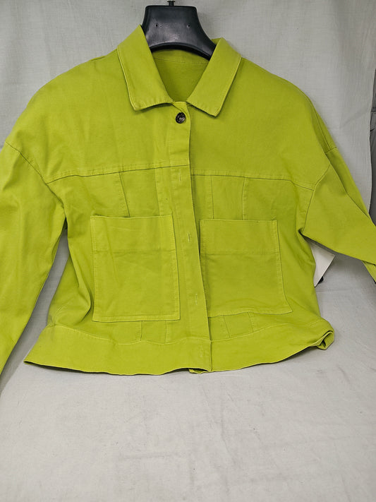 Giacca Jeans Verde Flour L