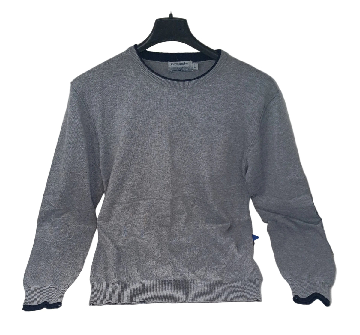Cotton&silk Maglione Grigio L