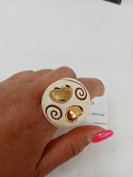 Thun Anello Cuori Bco