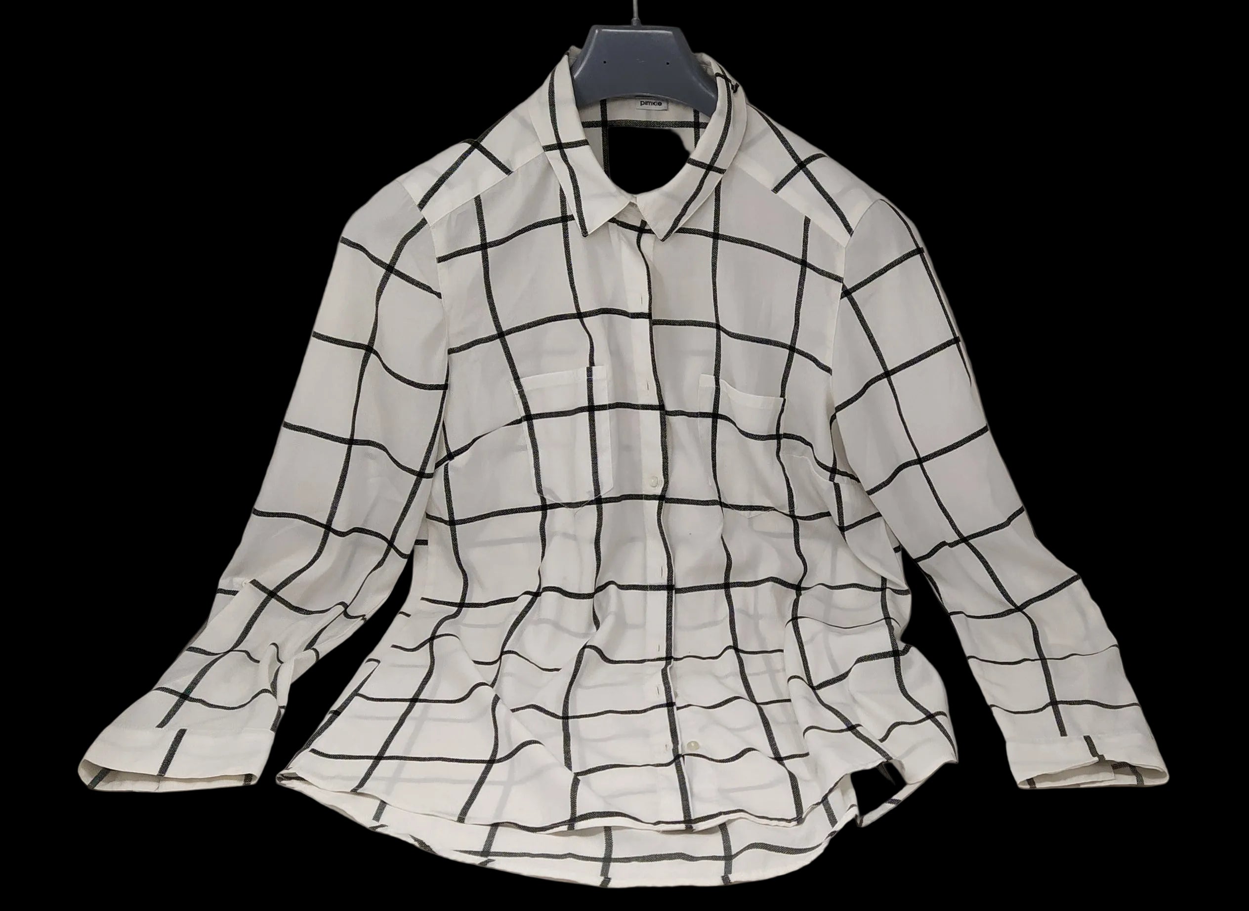 Pimkie Camicia Qrt Bca Nera M