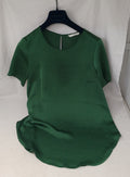 Hm Camicia Raso Verde M