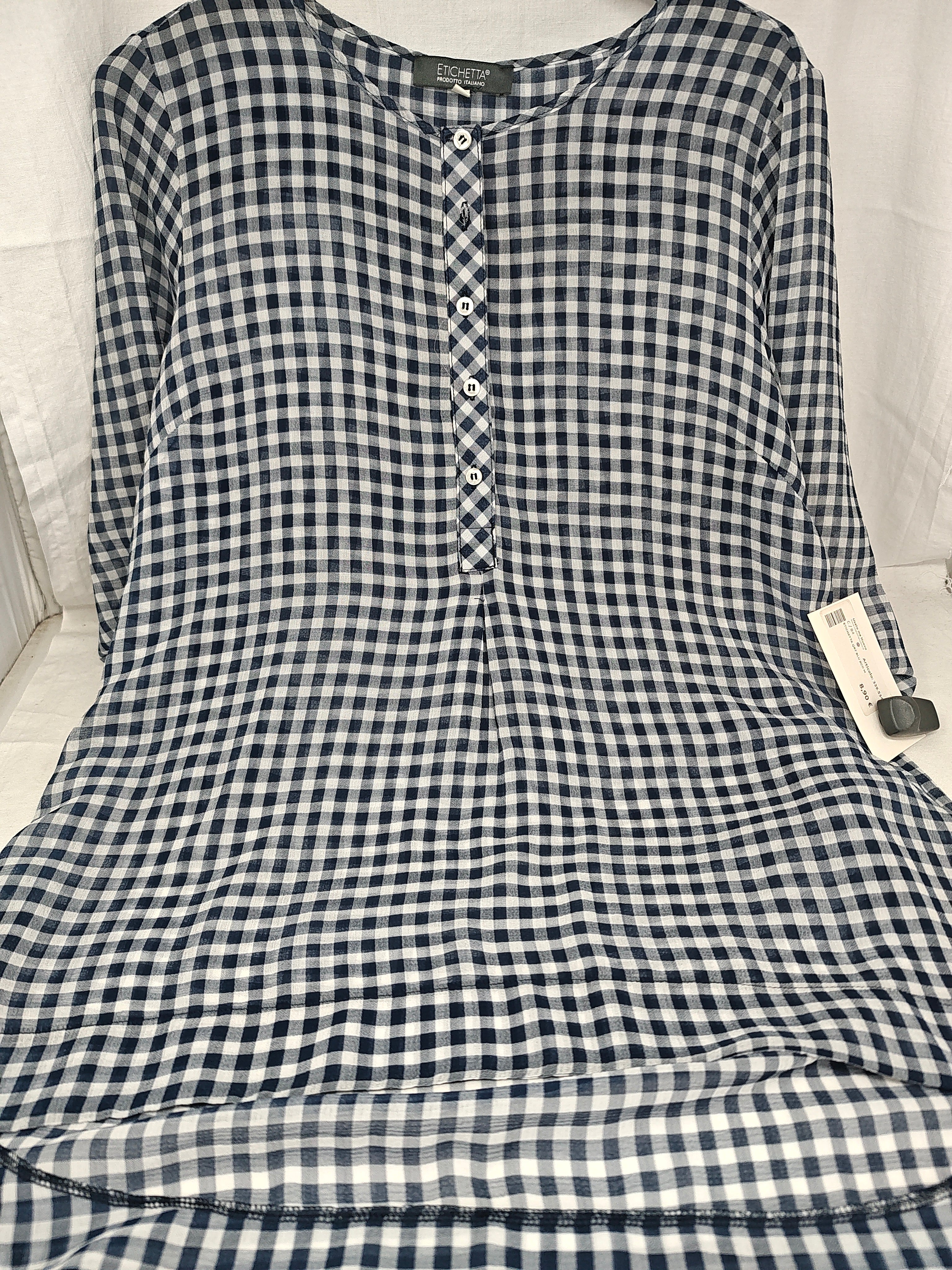 Etichetta Qrt Blu Bco M