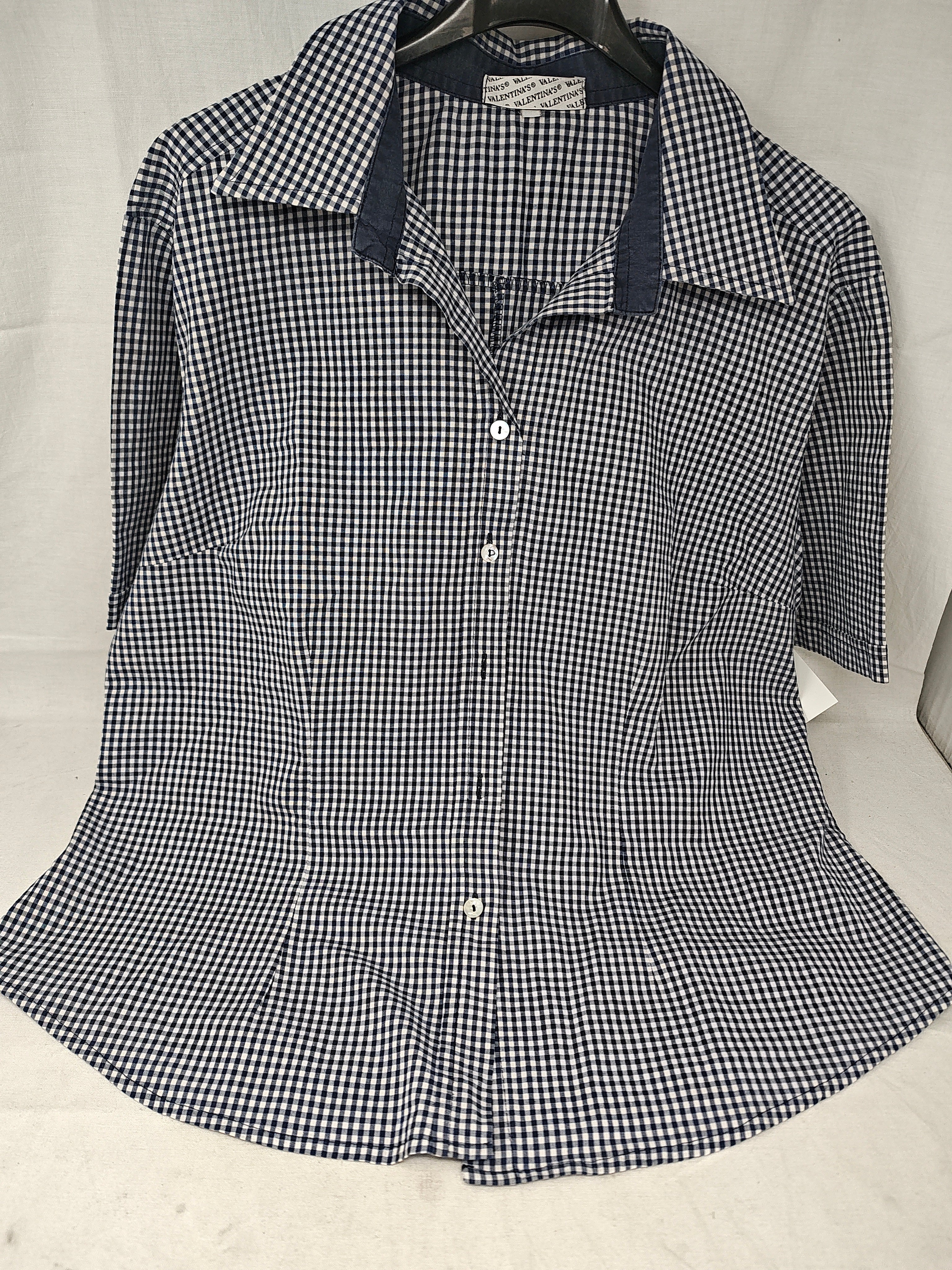 Valentinas Camicia Qrt Blu Bca L