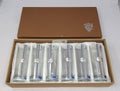 Set 6 Bicchieri Bibita Con Effigi Argento Nuovi Con Scatola