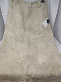 Made In Italy Gonna In Lino Beige 46