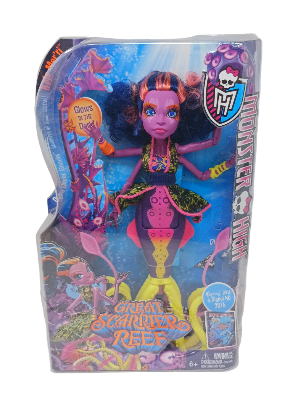 Monster High Great Scarrier Reef Kala Mer'ri Bambola Nuova
