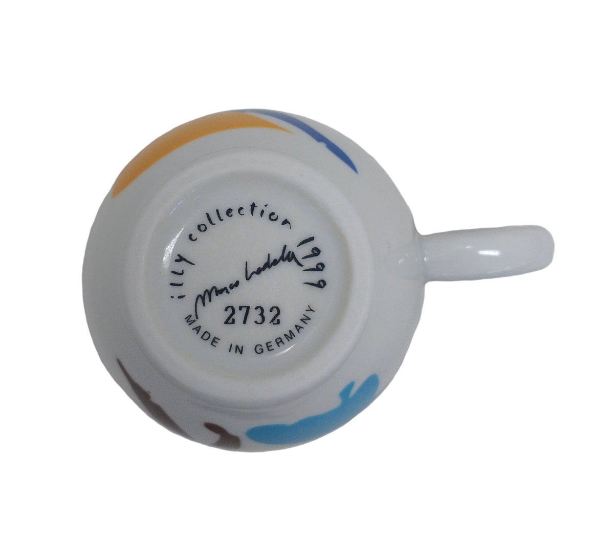 Illy 6 Tazzine Numerate Con Piattino 1999