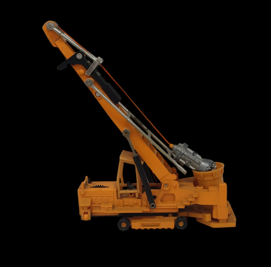 Modellino Metallo Perforatrice Shinsei Mini Power Kato Earth Drill Anni 70/80 1:00 Japan