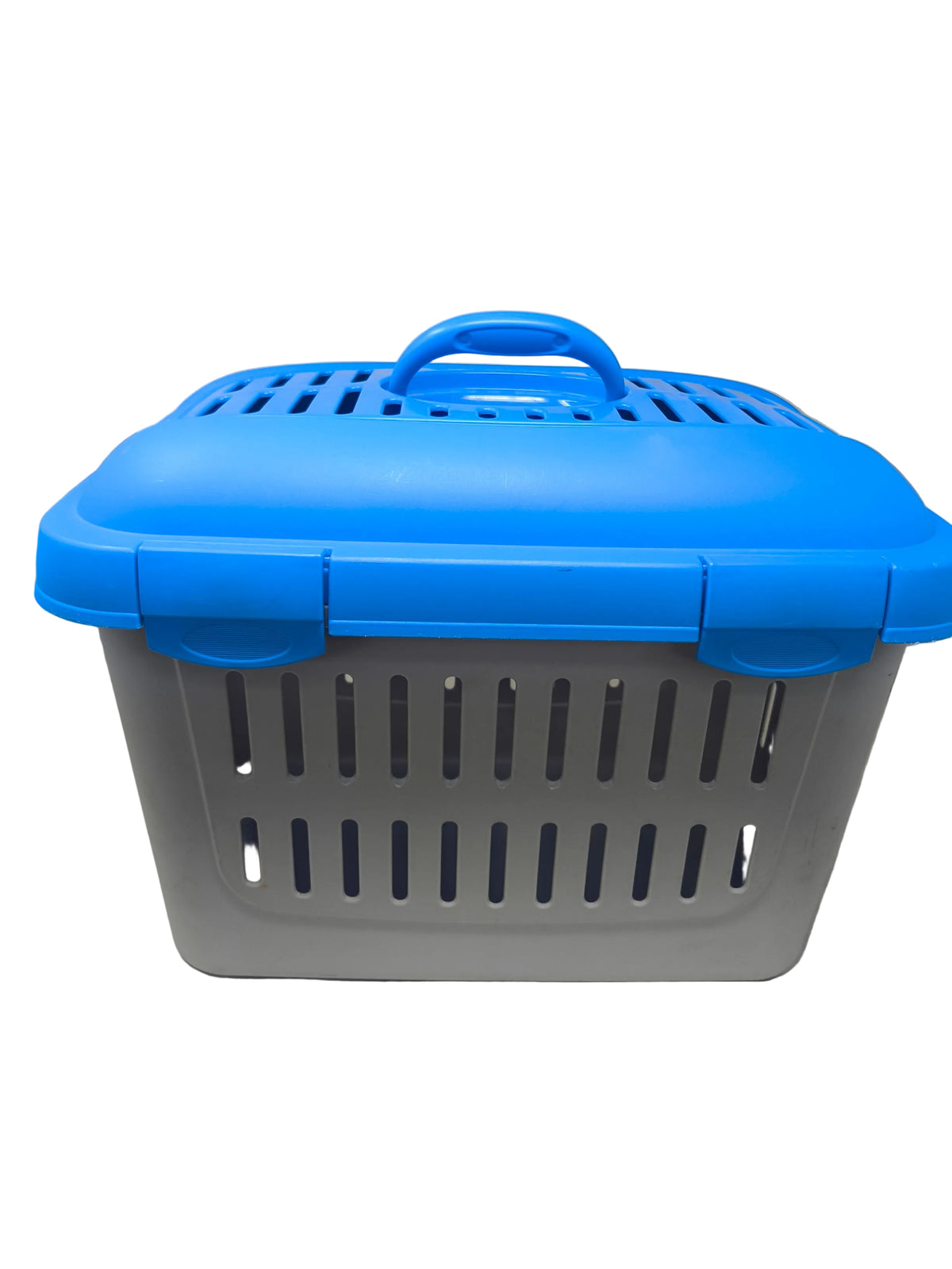 Trasportino Plastica Piccoli Animali Grigio/blu
