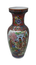 Vaso Cinese Effigi Persone H 35cm