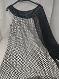 Elisalandri Abito Nero Bco Paiett 46