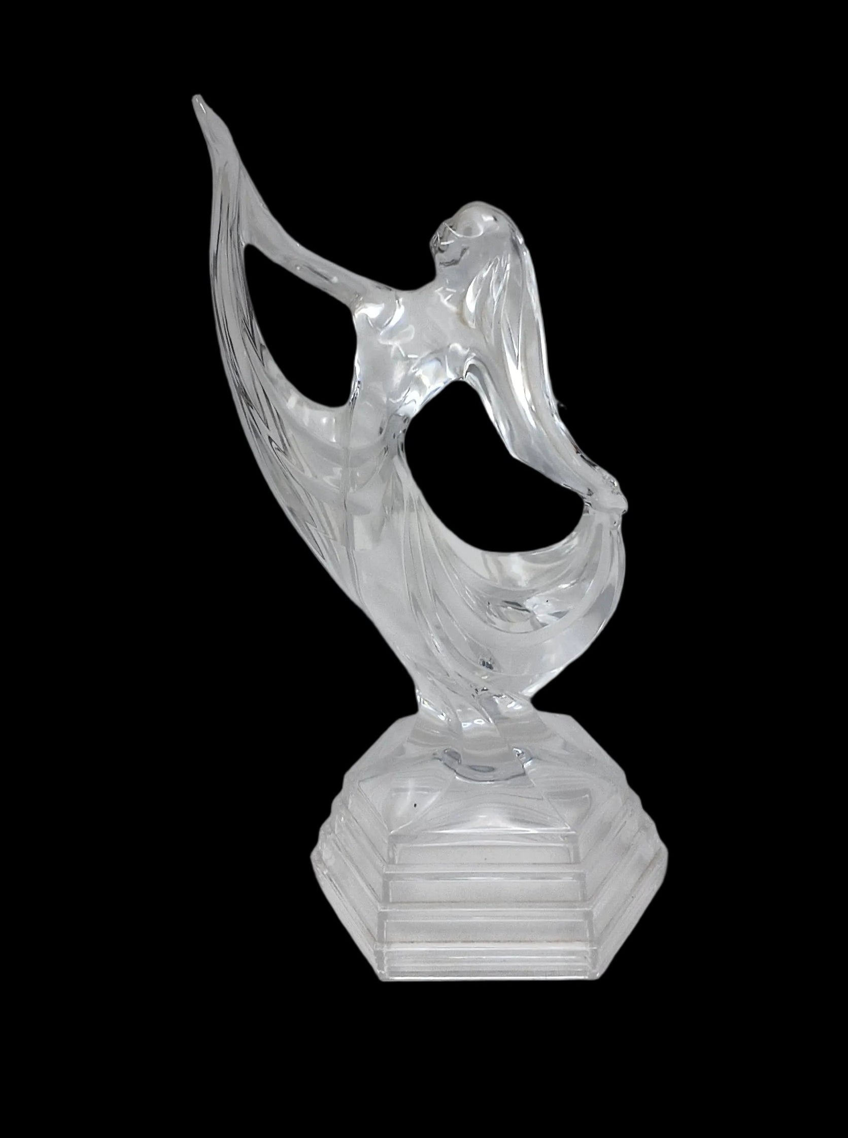 Scultura Cristallo Ballerina H 28cm