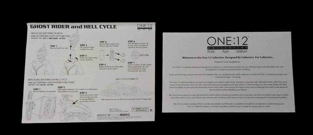 One:12 Collection Ghost Rider Nuovo Con Scatola