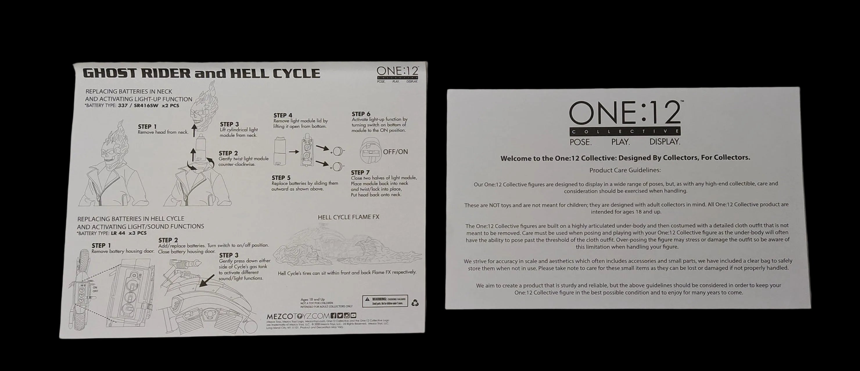 One:12 Collection Ghost Rider Nuovo Con Scatola