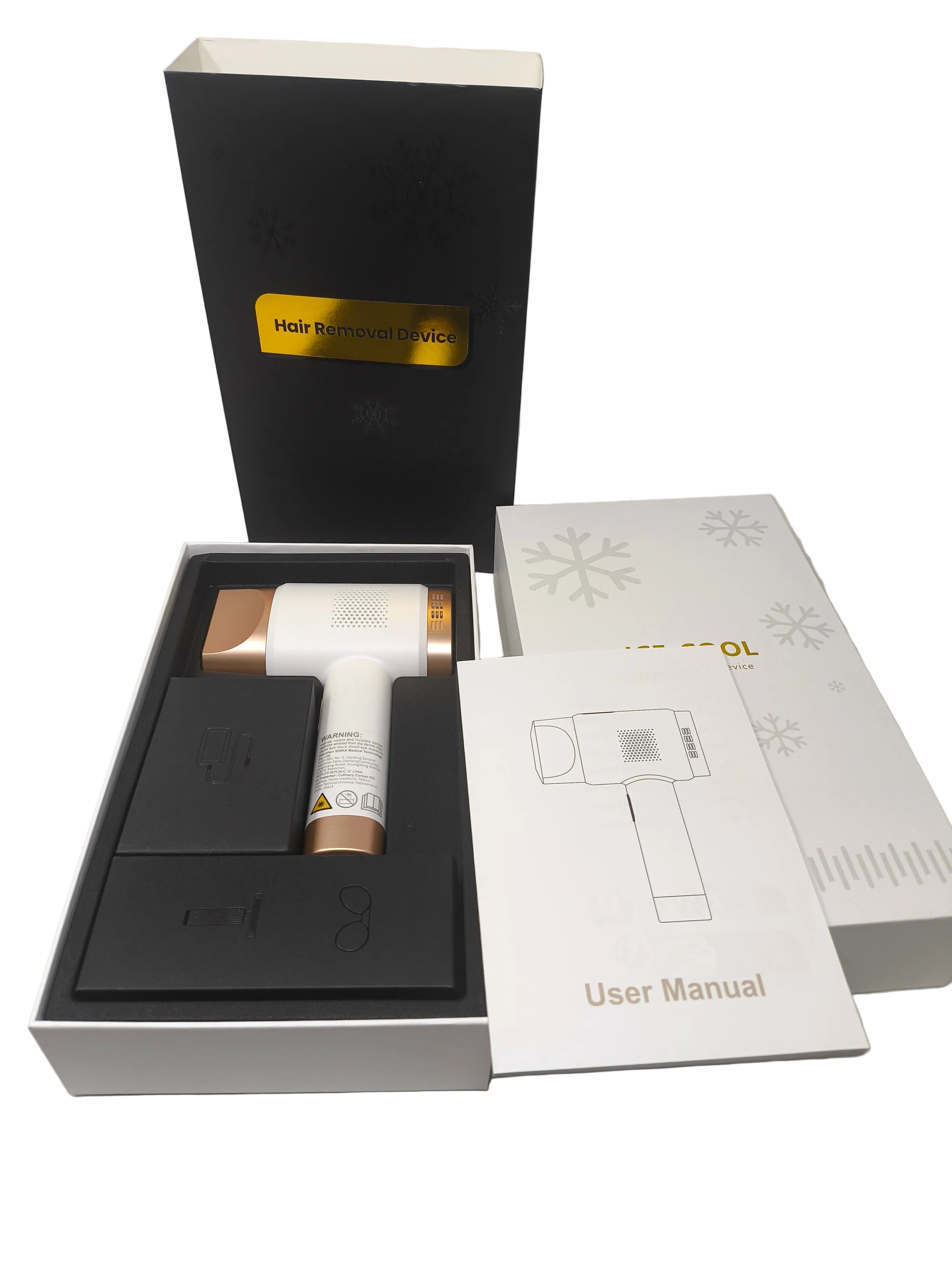 Epilatore A Luce Pulsata Ipl Con Raffreddamento A Ghiaccio, 3 In 1 - 8 Velocità Nuovo (2)