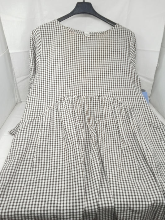 Wondy Trondy Abito Qrt Nero Bco Xl