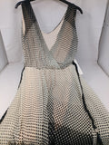 Abito Tulle Beige Nero 44