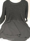 Maglioncino Nero Paiett S/m