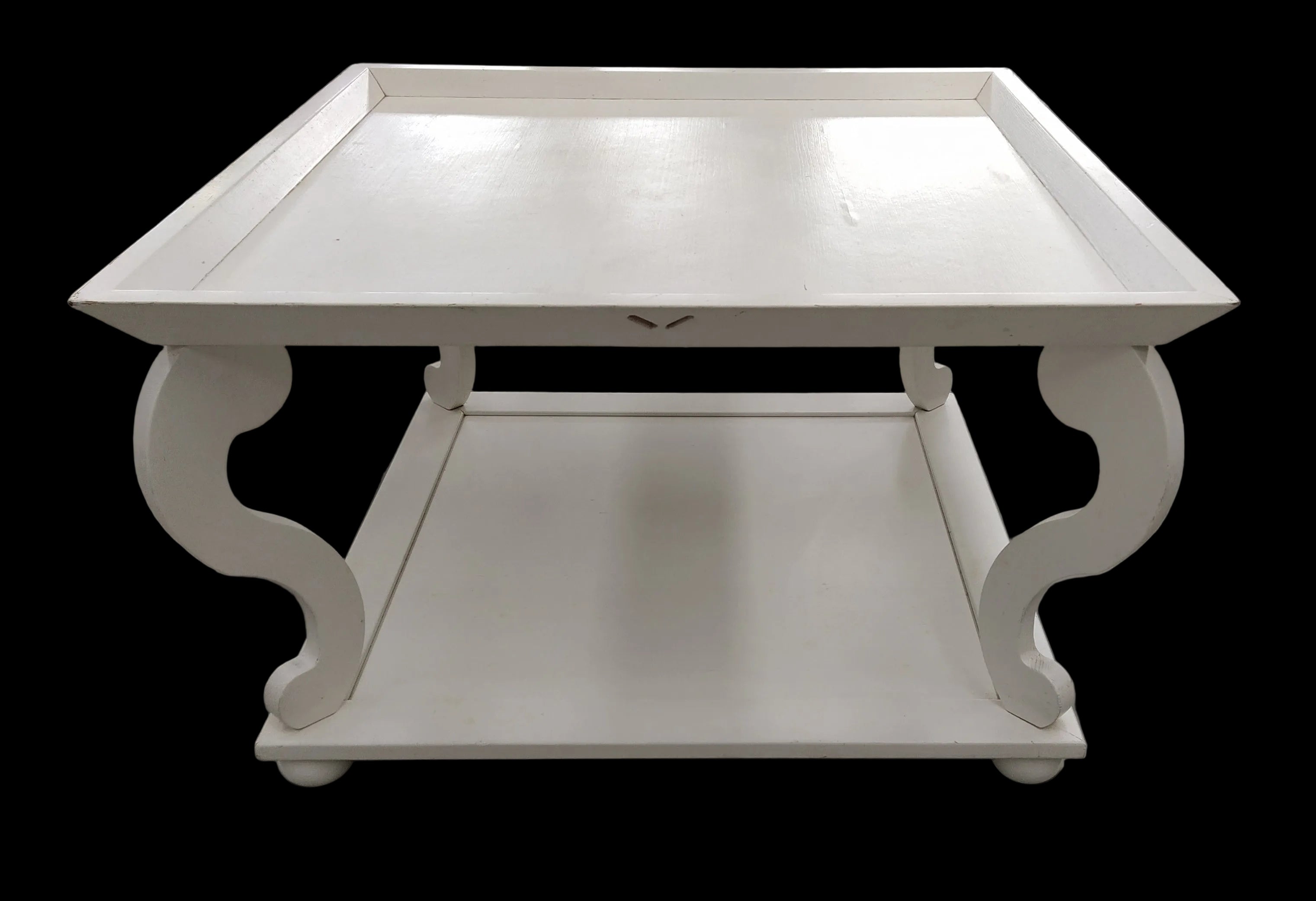 _minacciolo Tavolino Bianco Basso Da Sistemare Lxpxh 80,5x80,5x48