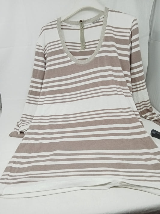 Penny Black Maglietta Righe Bco Beige M