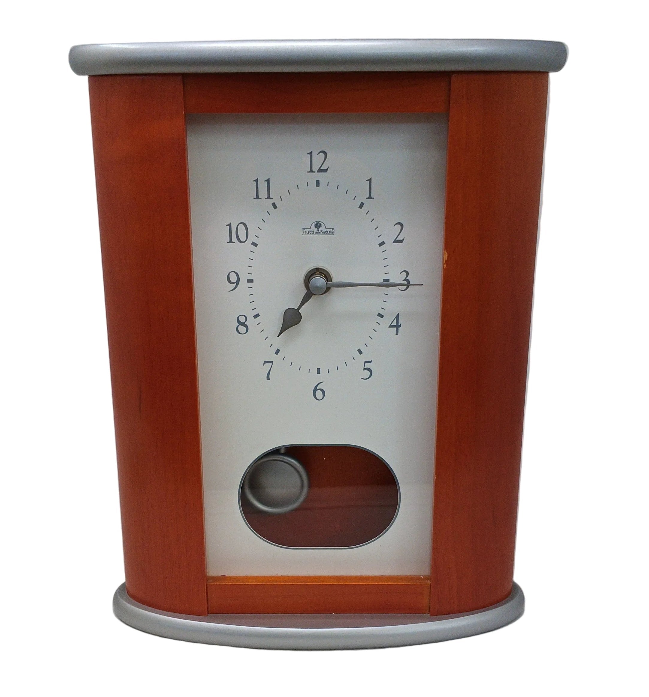 Frutti Della Natura Orologio Da Tavolo Con Pendolo Struttura Legno