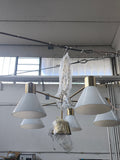 Lampadario 5 Braccia 5 Luci Dorato Nuovo
