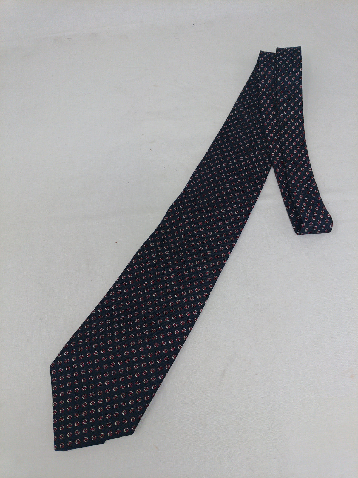 Cravatta Uomo Giorgio Armani Nero Bordeaux