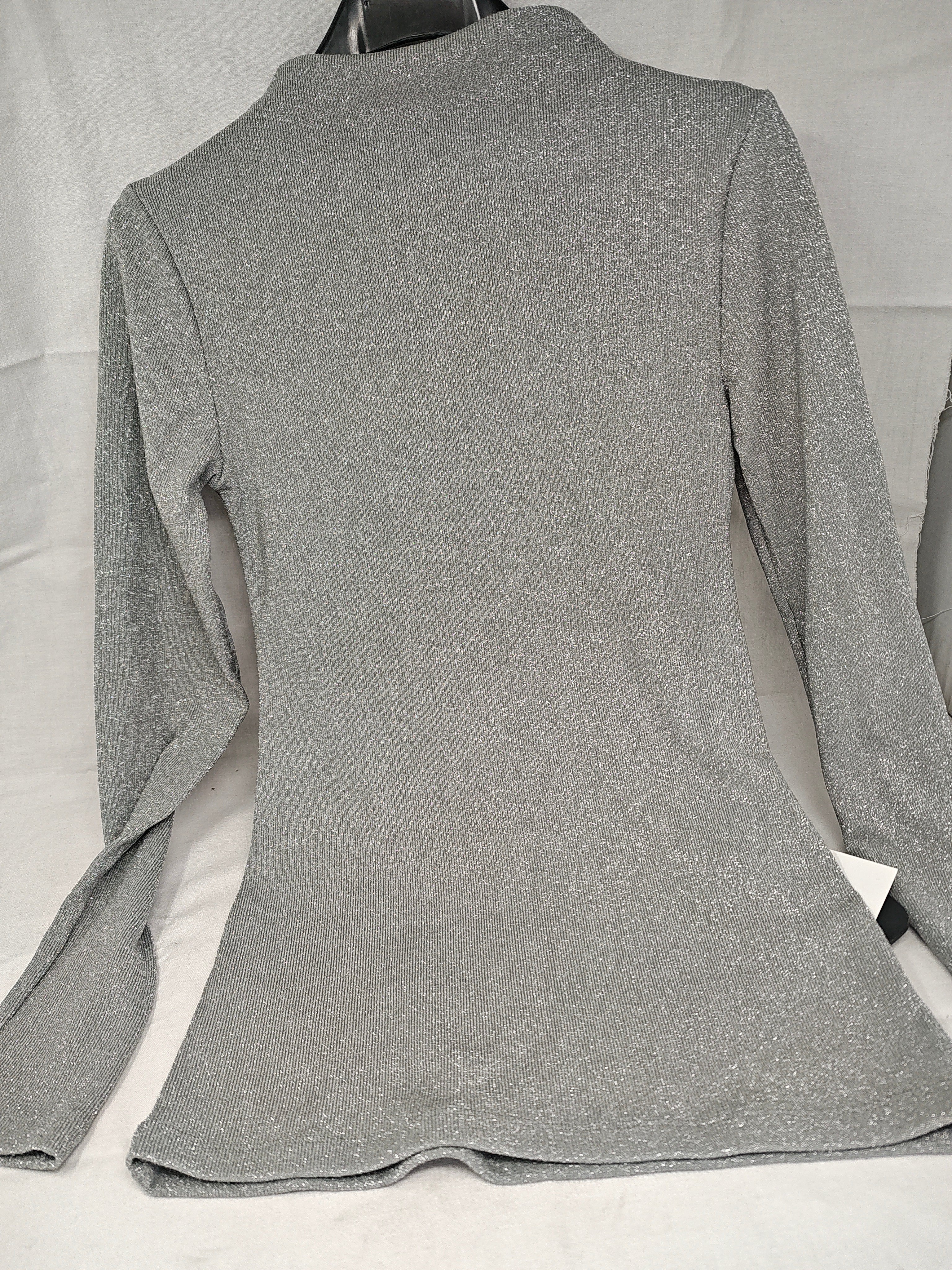 Zara Maglioncino Argento Glitter S