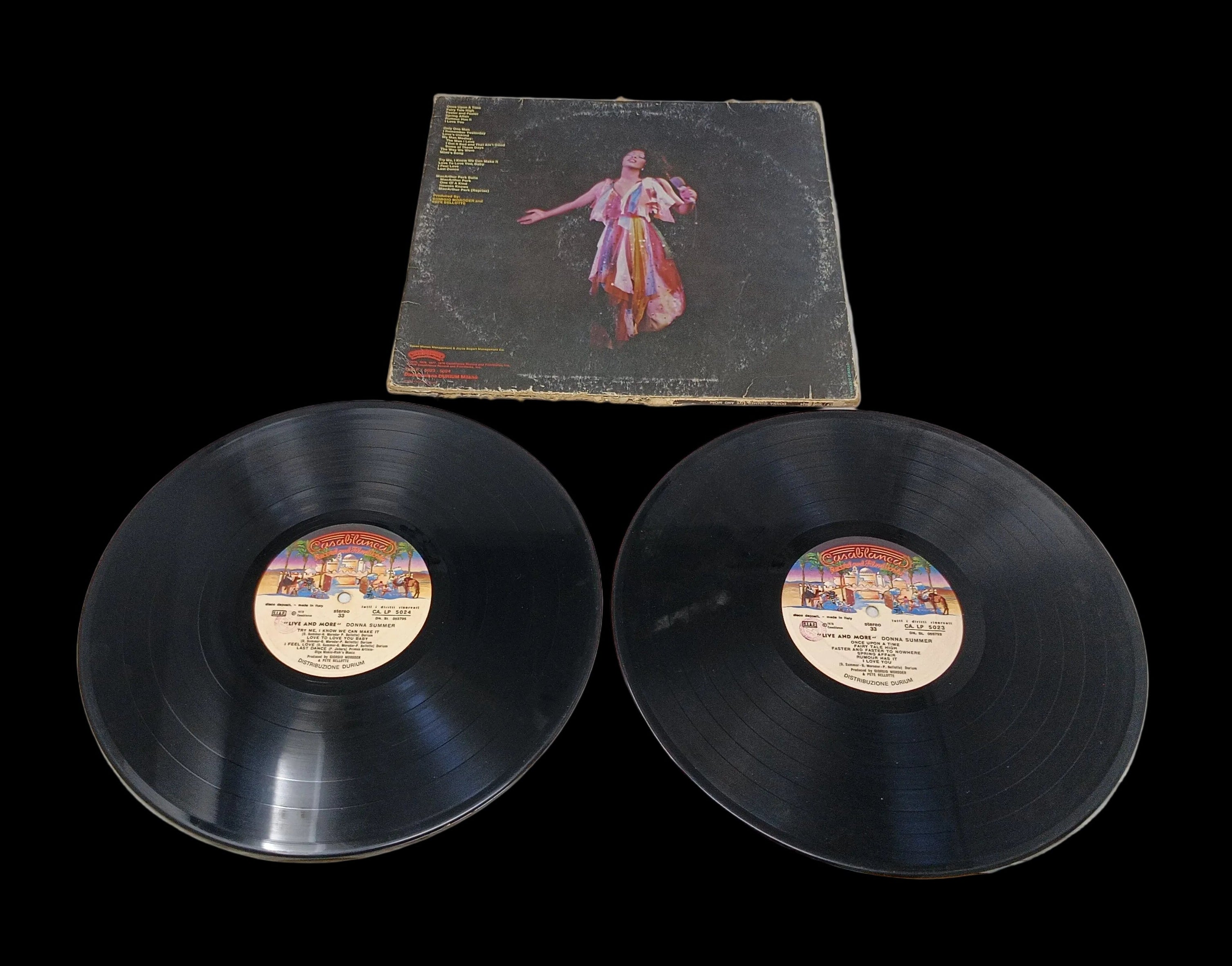 Lp 33 Giri Doppio Donna Summer ‎– Live And More