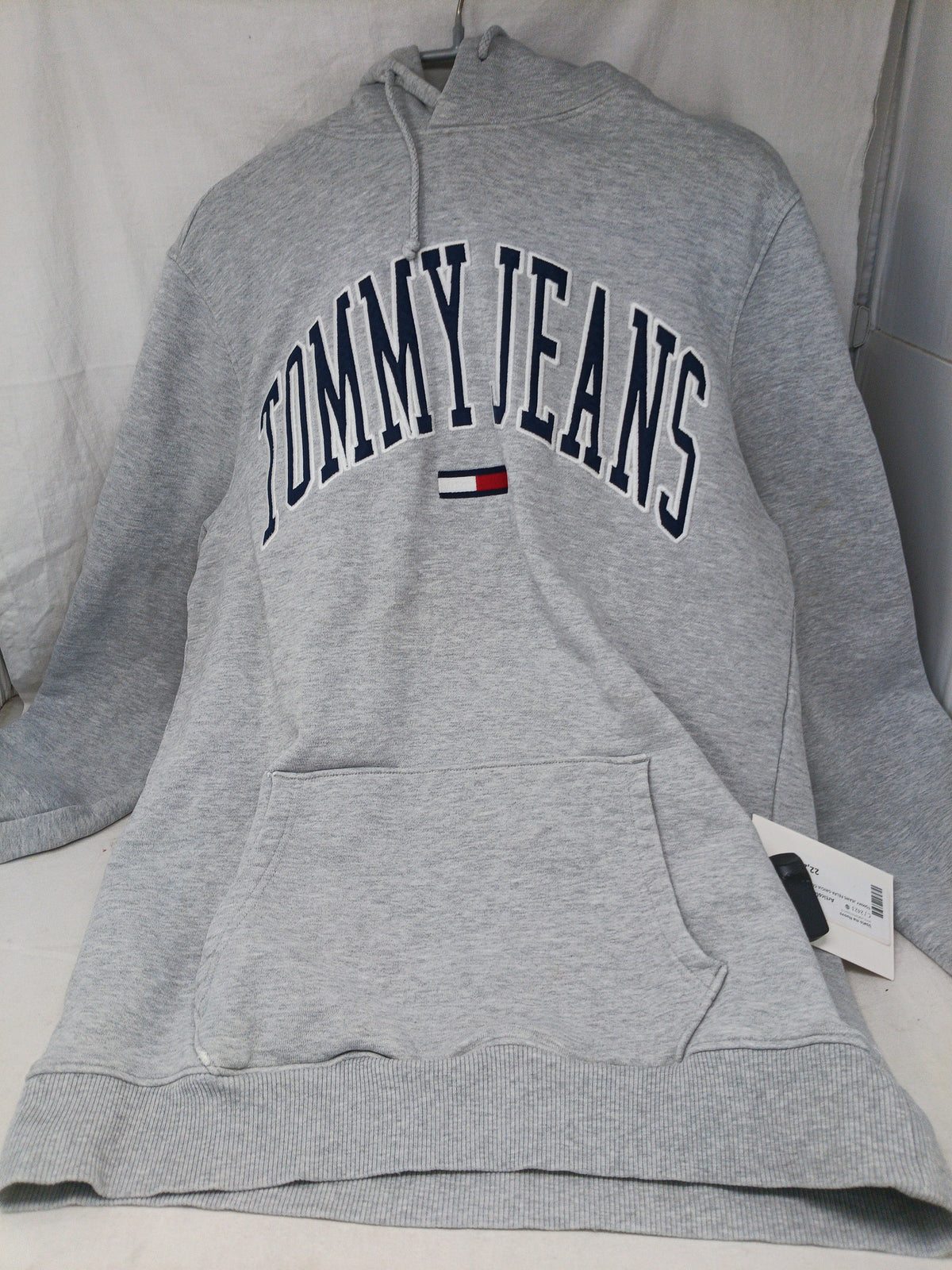 Tommy Jeans Felpa Grigia Con Cap L