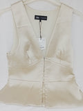 Zara Sma Raso Beige L Nuova