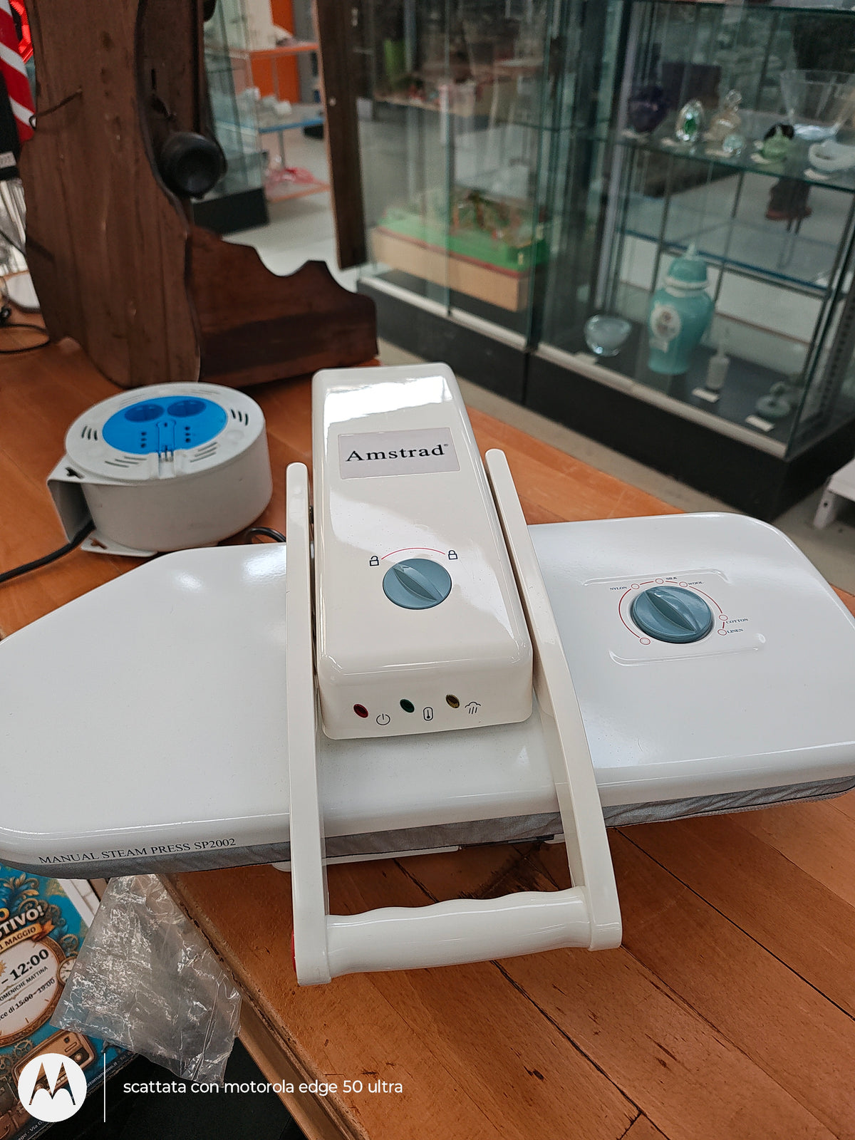 Amstrad Pressa Da Stiro A Vapore Con Accessori (accessori Cella 12)
