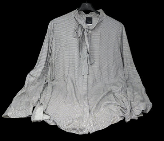 Marina Rinaldi Camicia Bca Nera Xl