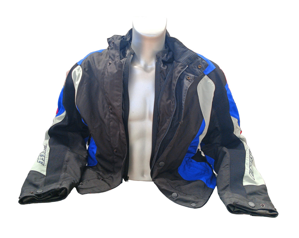 Dainese Giacca Da Moto Con Fodera Termica Rimovibile Nero/blu/grigio 56