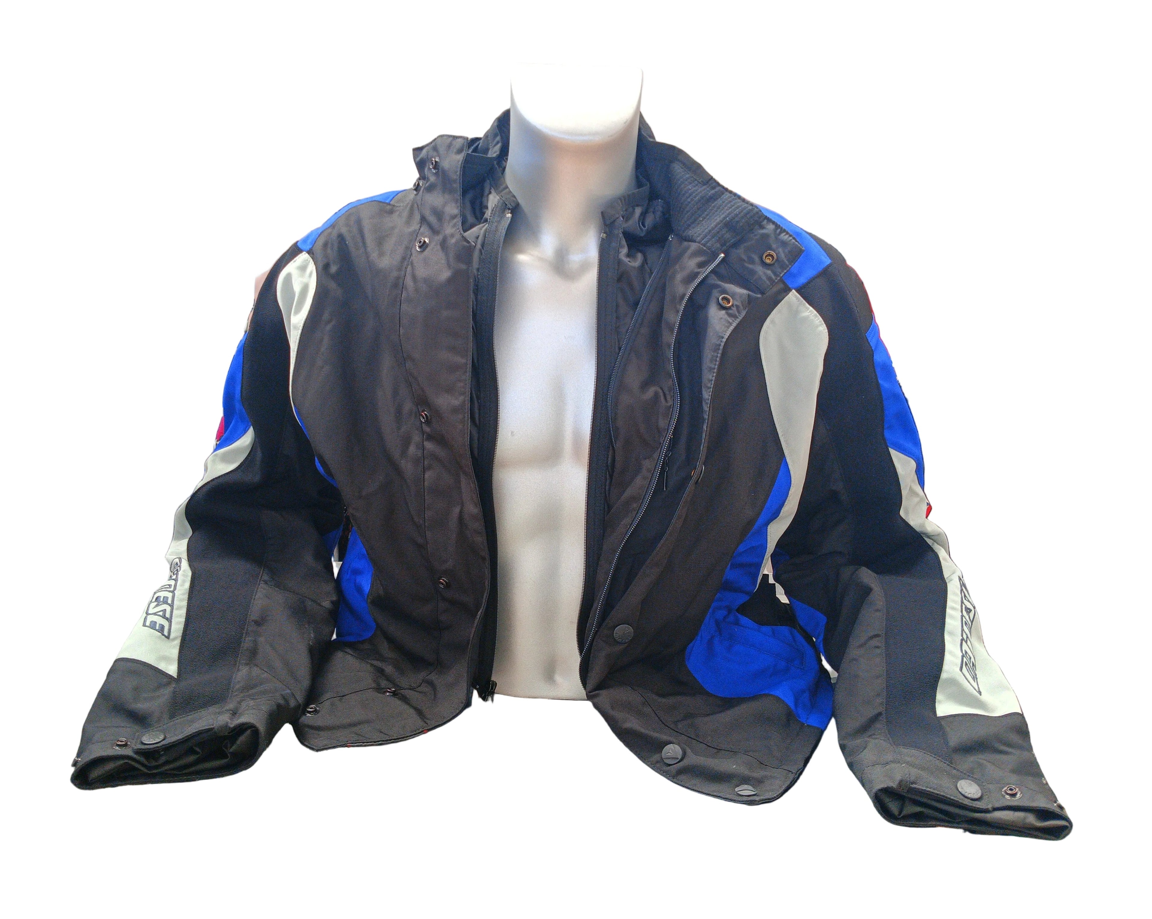 Dainese Giacca Da Moto Con Fodera Termica Rimovibile Nero/blu/grigio 56