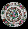 Piatto Ceramica Cinese ø 26,5cm Effige Fiori