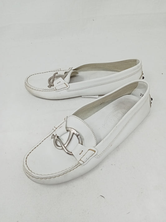 Tods Mocassino In Pelle Bco 37