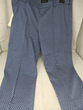 Made In Iataly Pantaloni Blu Bco Rombi 48